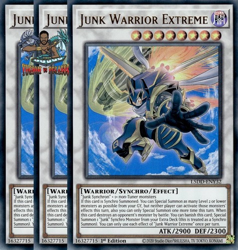 Yugioh junk warrior - 3x,